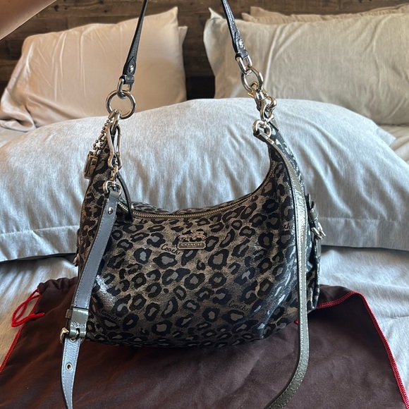 Coach Leopard Bag in excellent condition - Picture 1 of 12
